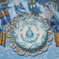 Mrs. Alice Blue Melograno Dinner & Starter Plates (Set of 8)< Crockery Sets