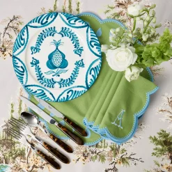 Mrs. Alice Blue Melograno Dinner & Starter Plates (Set of 8)< Crockery Sets