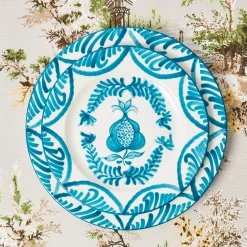 Mrs. Alice Blue Melograno Dinner & Starter Plates (Set of 8)< Crockery Sets