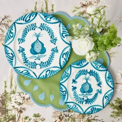 Mrs. Alice Blue Melograno Dinner & Starter Plates (Set of 8)< Crockery Sets