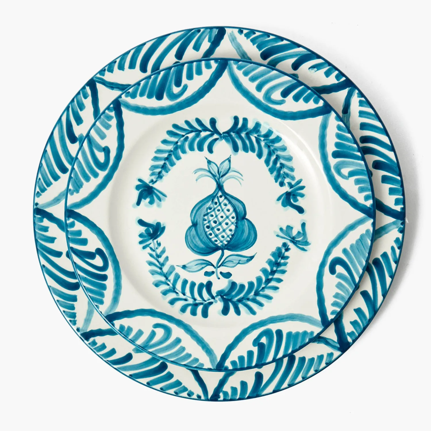 Mrs. Alice Blue Melograno Dinner & Starter Plates (Set of 8)< Crockery Sets