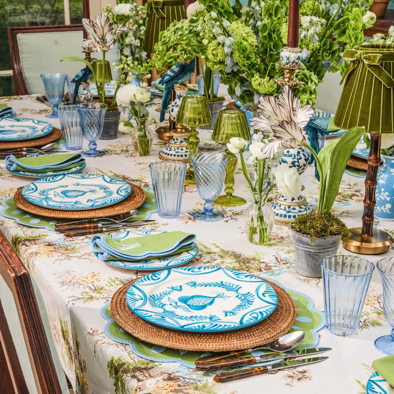 Mrs. Alice Blue Melograno Starter Plates (Set of 4)< Starter Plates | Crockery Sets