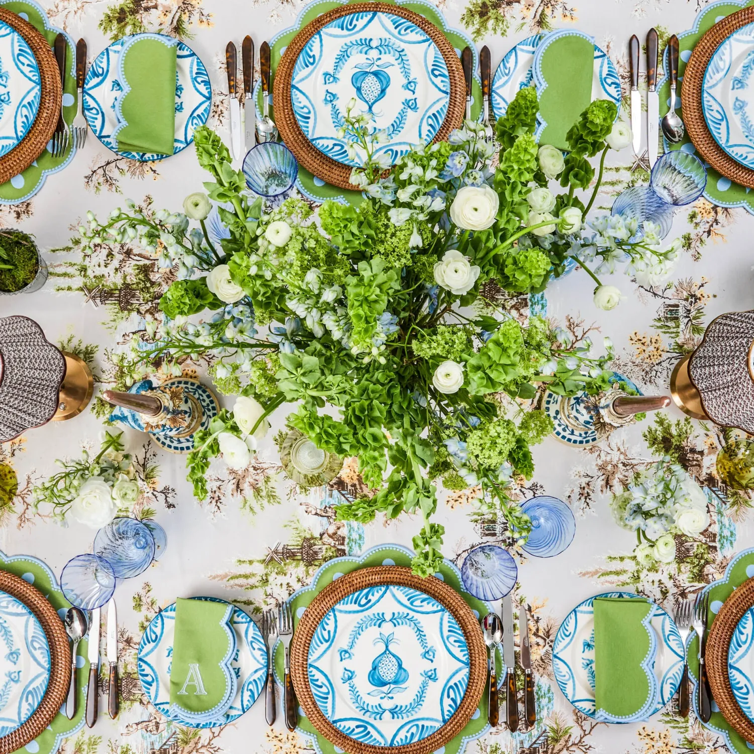 Mrs. Alice Blue Melograno Starter Plates (Set of 4)< Starter Plates | Crockery Sets