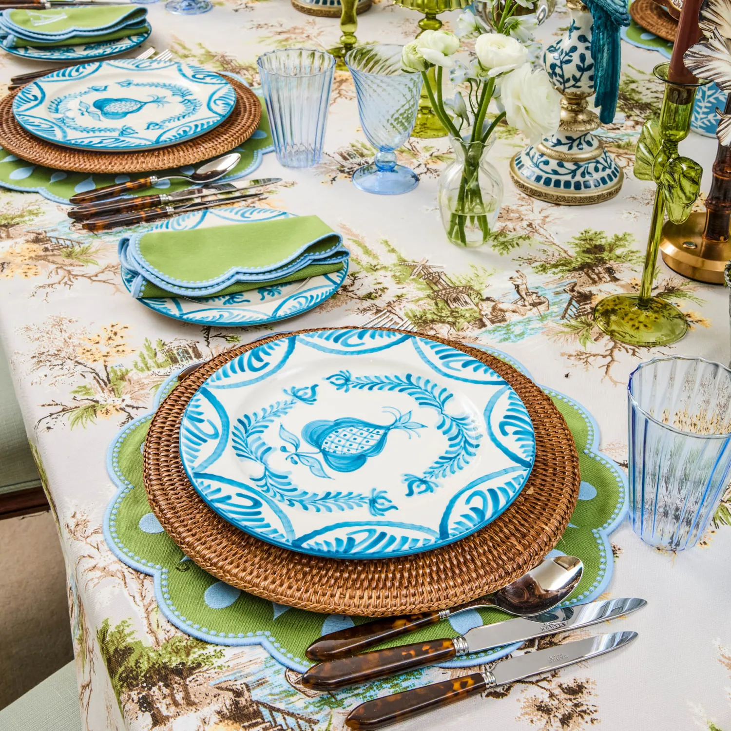 Mrs. Alice Blue Melograno Starter Plates (Set of 4)< Starter Plates | Crockery Sets