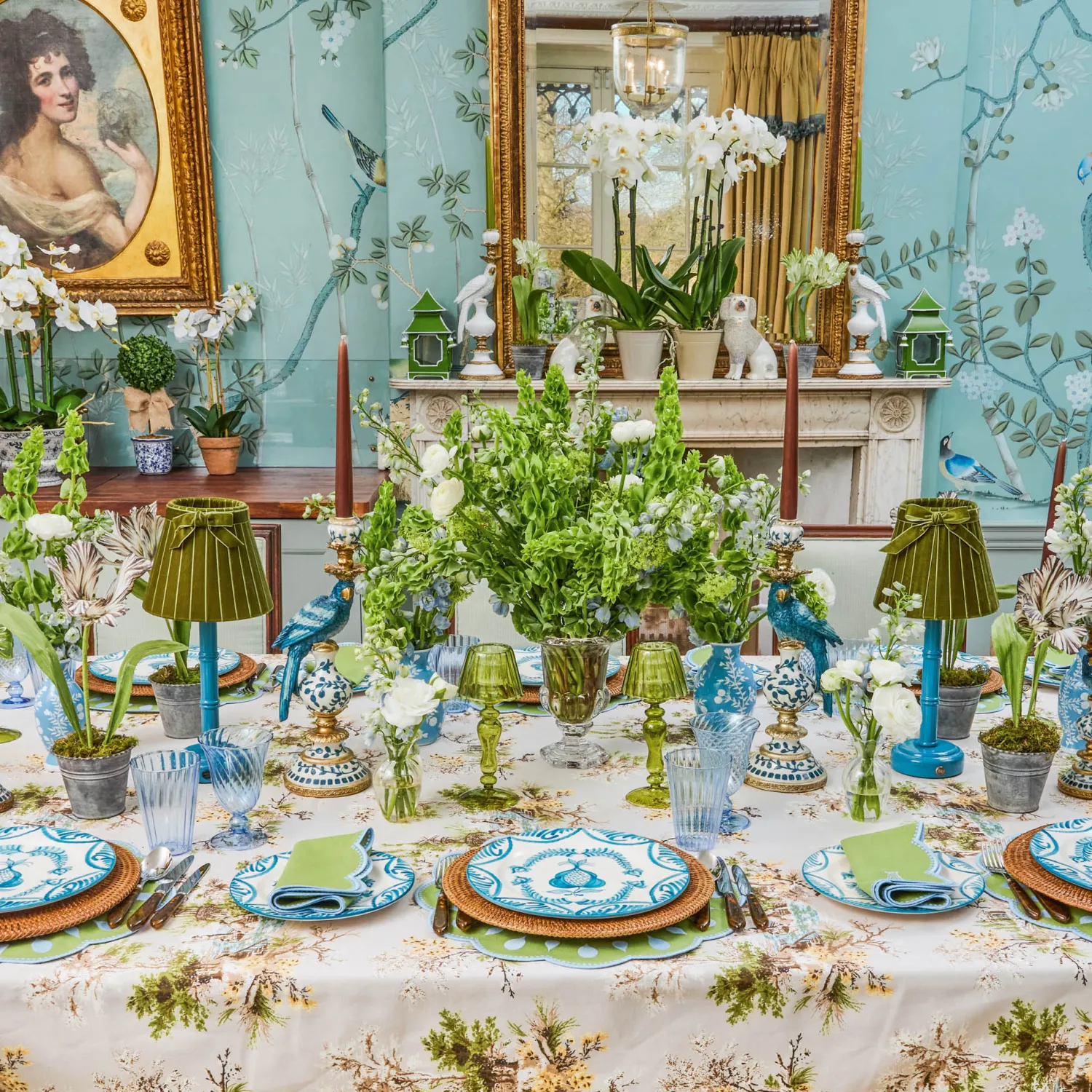 Mrs. Alice Blue Melograno Starter Plates (Set of 4)< Starter Plates | Crockery Sets