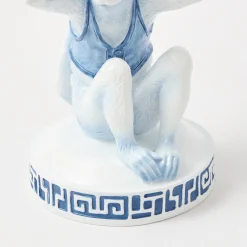 Mrs. Alice Blue Monkey Candle Holders (Pair)< Summer Candleware | Candle Holders