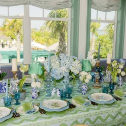 Mrs. Alice Blue Palm Glassware (Set of 8)< Summer Glassware | Glasses