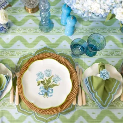 Mrs. Alice Blue Palm Glassware (Set of 8)< Summer Glassware | Glasses