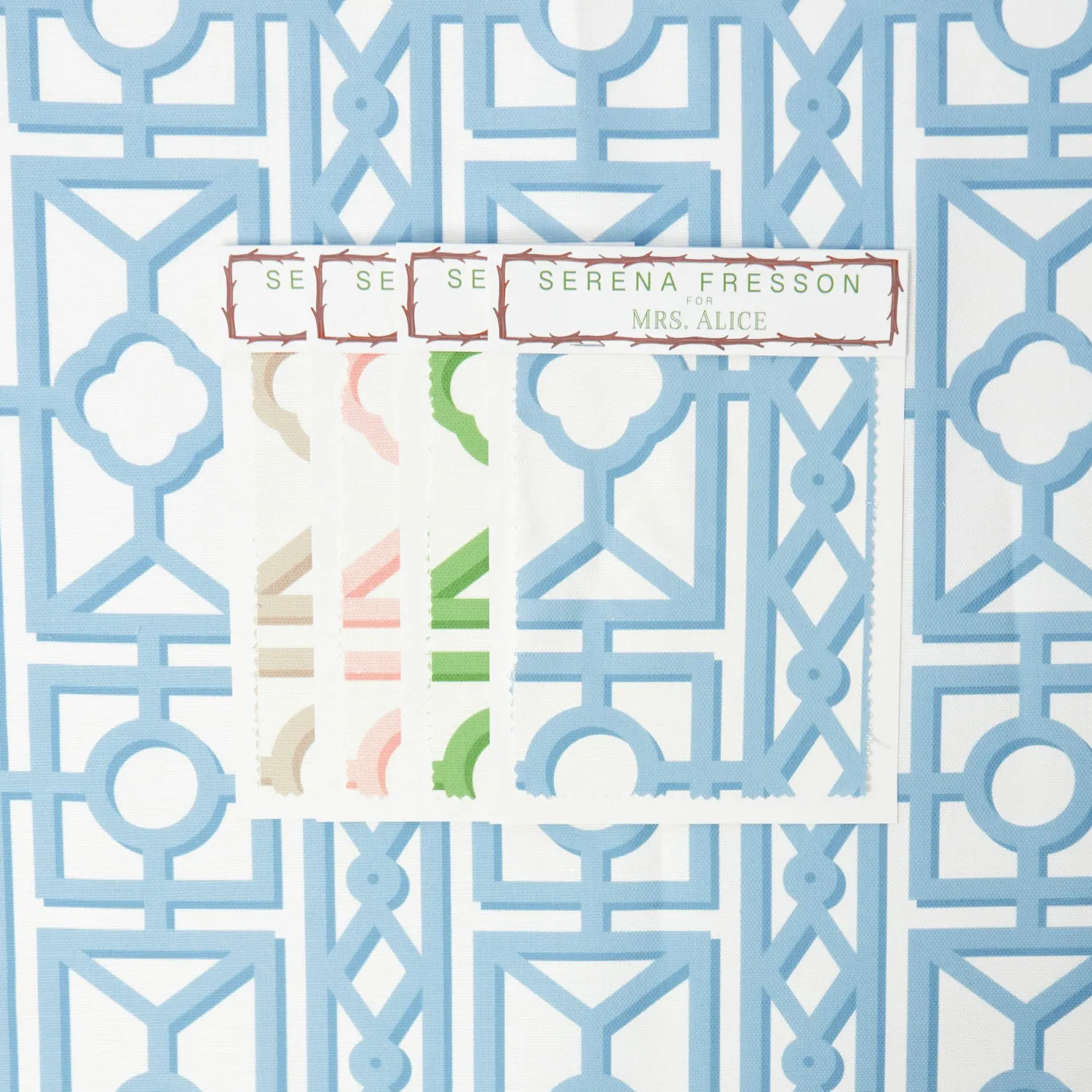 Mrs. Alice Blue Pavilion Fabric< Serena Fresson Fabrics