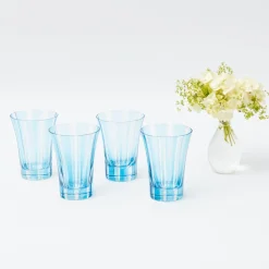 Mrs. Alice Blue Positano Glasses (Set of 4)< Glasses
