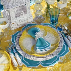 Mrs. Alice Blue Positano Glasses (Set of 4)< Glasses