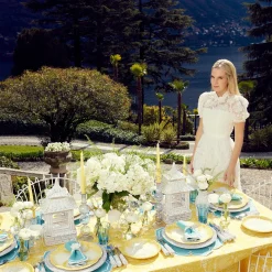 Mrs. Alice Blue Positano Glasses (Set of 4)< Glasses