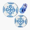 Mrs. Alice Blue Quatrefoil Starter Plate< Starter Plates