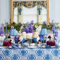 Mrs. Alice Blue Quatrefoil Starter Plate< Starter Plates