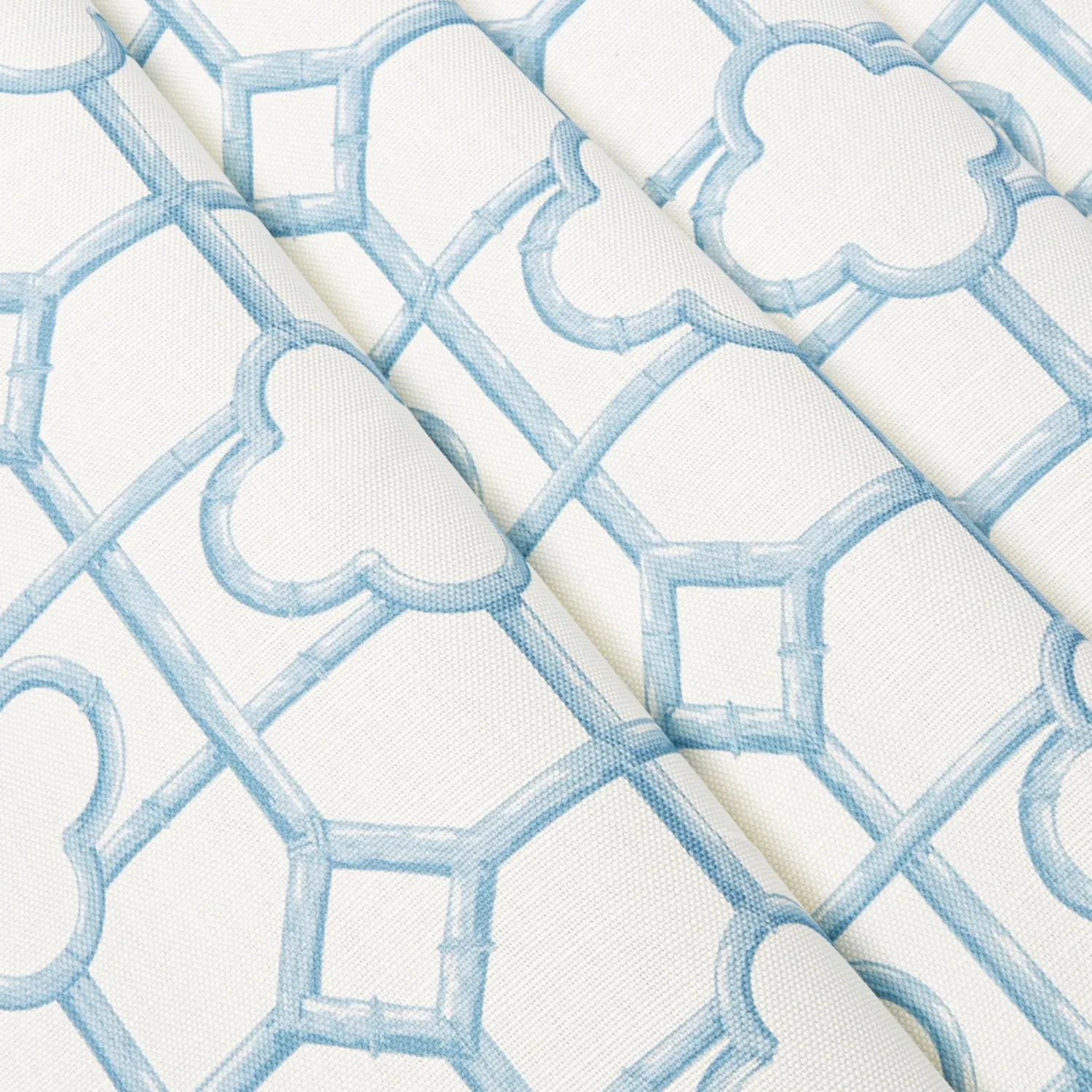 Mrs. Alice Blue Shaded Bamboo Fabric< Serena Fresson Fabrics