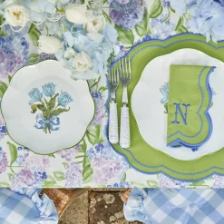 Mrs. Alice Blue Tulip Dinner & Starter Plates (Set of 8)< Summer Crockery | Crockery Sets