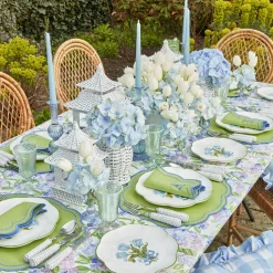Mrs. Alice Blue Tulip Dinner & Starter Plates (Set of 8)< Summer Crockery | Crockery Sets