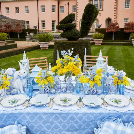Mrs. Alice Blue Tulip Dinner Plate< Summer Crockery | Dinner Plates