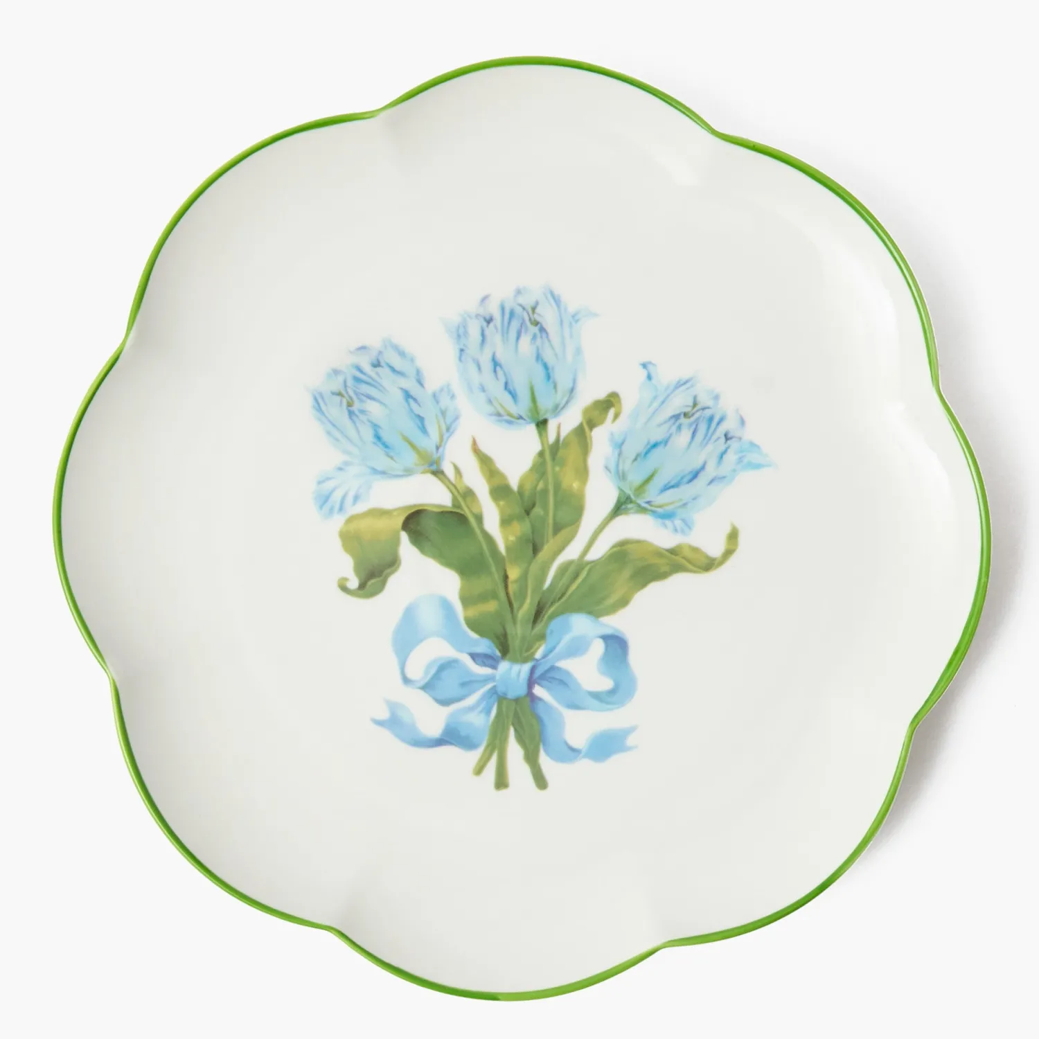 Mrs. Alice Blue Tulip Starter Plates (Set of 4)< Summer Crockery | Starter Plates