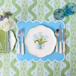 Mrs. Alice Blue Tulip Starter Plates (Set of 4)< Summer Crockery | Starter Plates