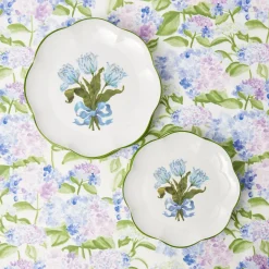 Mrs. Alice Blue Tulip Starter Plates (Set of 4)< Summer Crockery | Starter Plates