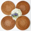Mrs. Alice Brown Rattan Charger Plates (Set of 4)< Summer Table Linen | Placemats