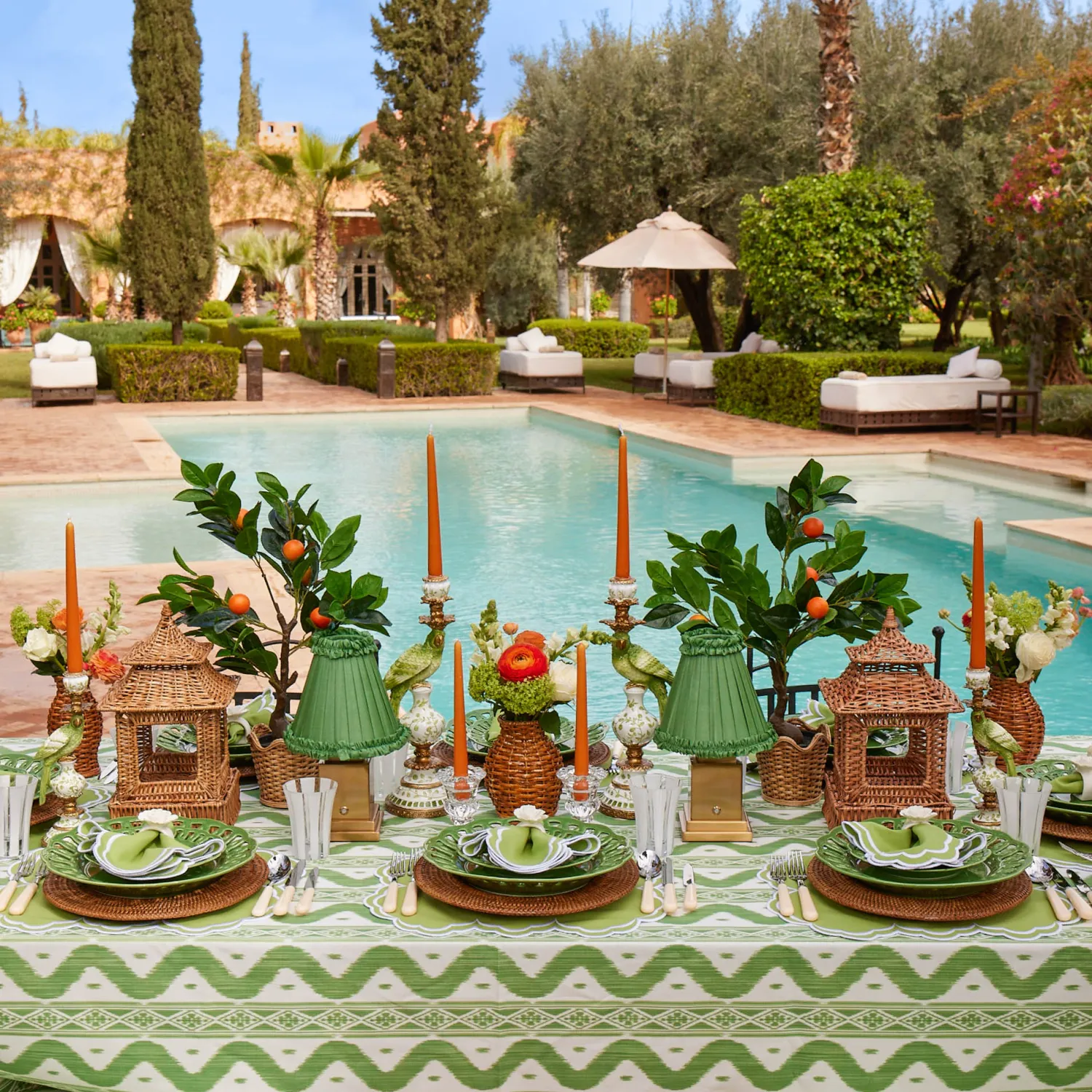 Mrs. Alice Brown Rattan Charger Plates (Set of 4)< Summer Table Linen | Placemats