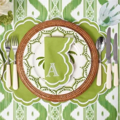 Mrs. Alice Brown Rattan Charger Plates (Set of 4)< Summer Table Linen | Placemats