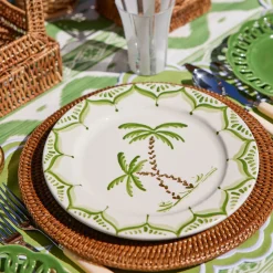 Mrs. Alice Brown Rattan Charger Plates (Set of 4)< Summer Table Linen | Placemats