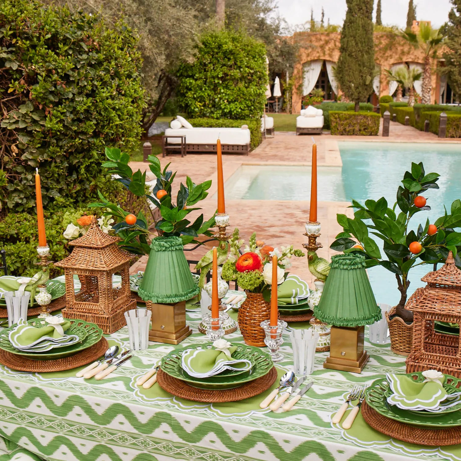 Mrs. Alice Brown Rattan Charger Plates (Set of 4)< Summer Table Linen | Placemats