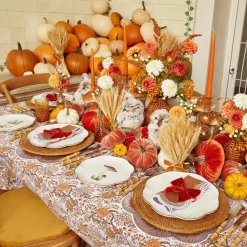 Mrs. Alice Burnt Orange Napkin Bows (Set of 4)< Napkin Rings & Bows