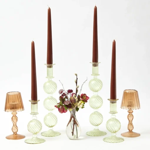 Mrs. Alice Camille Olive Candlescape (Chocolate)< Candles | Candlescapes