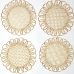 Mrs. Alice Cara Woven Placemats (Set of 4)< Placemats