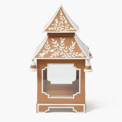 Mrs. Alice Caramel Chinoiserie Pagoda Lantern< Summer Candleware | Year-round Decorations