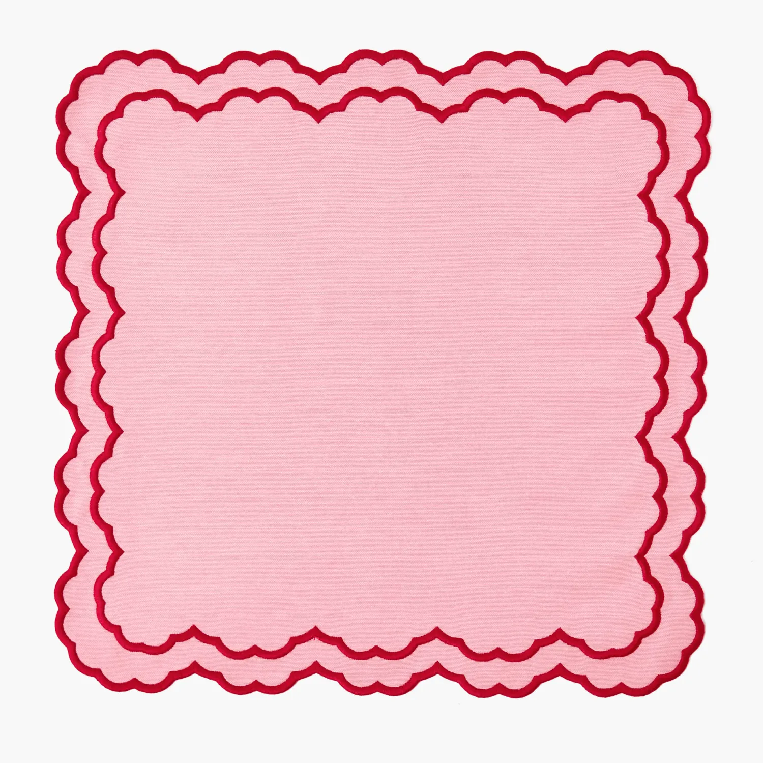 Mrs. Alice Carolina Pink Napkins (Set of 4)< Napkins | Mrs. Alice Monogram