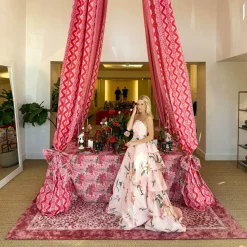 Mrs. Alice Carolina Pink Placemats (Set of 4)< Placemats | For Her