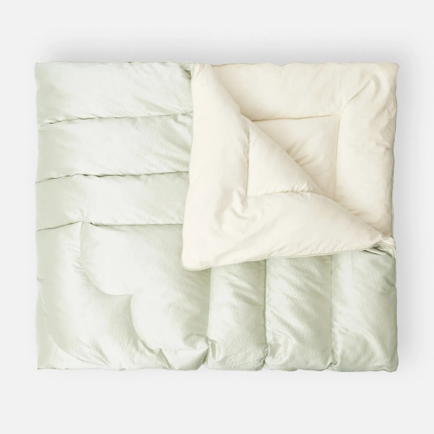 Mrs. Alice Celadon Silk Eiderdown< Bedding | For Her