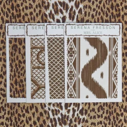 Mrs. Alice Chestnut Brown Leopard Fabric< Serena Fresson Fabrics