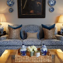 Mrs. Alice Chestnut Brown Leopard Fabric< Serena Fresson Fabrics