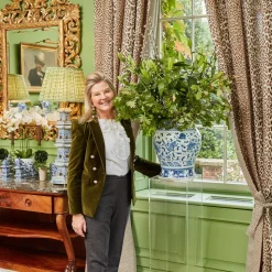 Mrs. Alice Chestnut Brown Leopard Fabric< Serena Fresson Fabrics