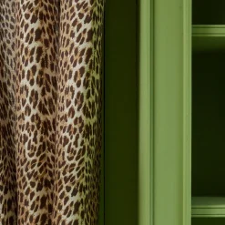 Mrs. Alice Chestnut Brown Leopard Fabric< Serena Fresson Fabrics