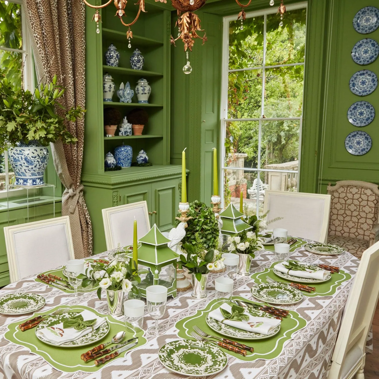 Mrs. Alice Chestnut Brown Leopard Fabric< Serena Fresson Fabrics