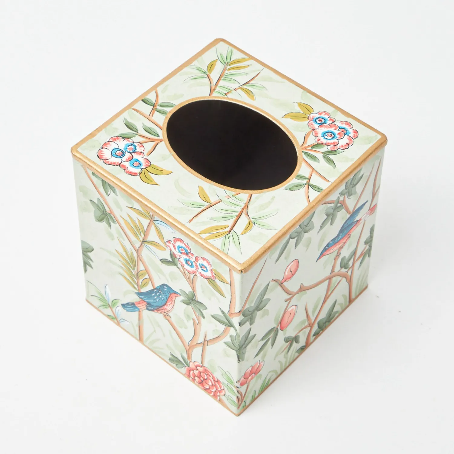 Mrs. Alice Chinoiserie Tole Tissue Box< For Her | For The Homemaker