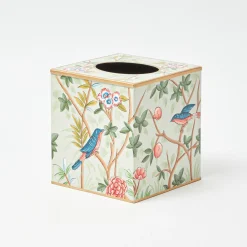 Mrs. Alice Chinoiserie Tole Tissue Box< For Her | For The Homemaker