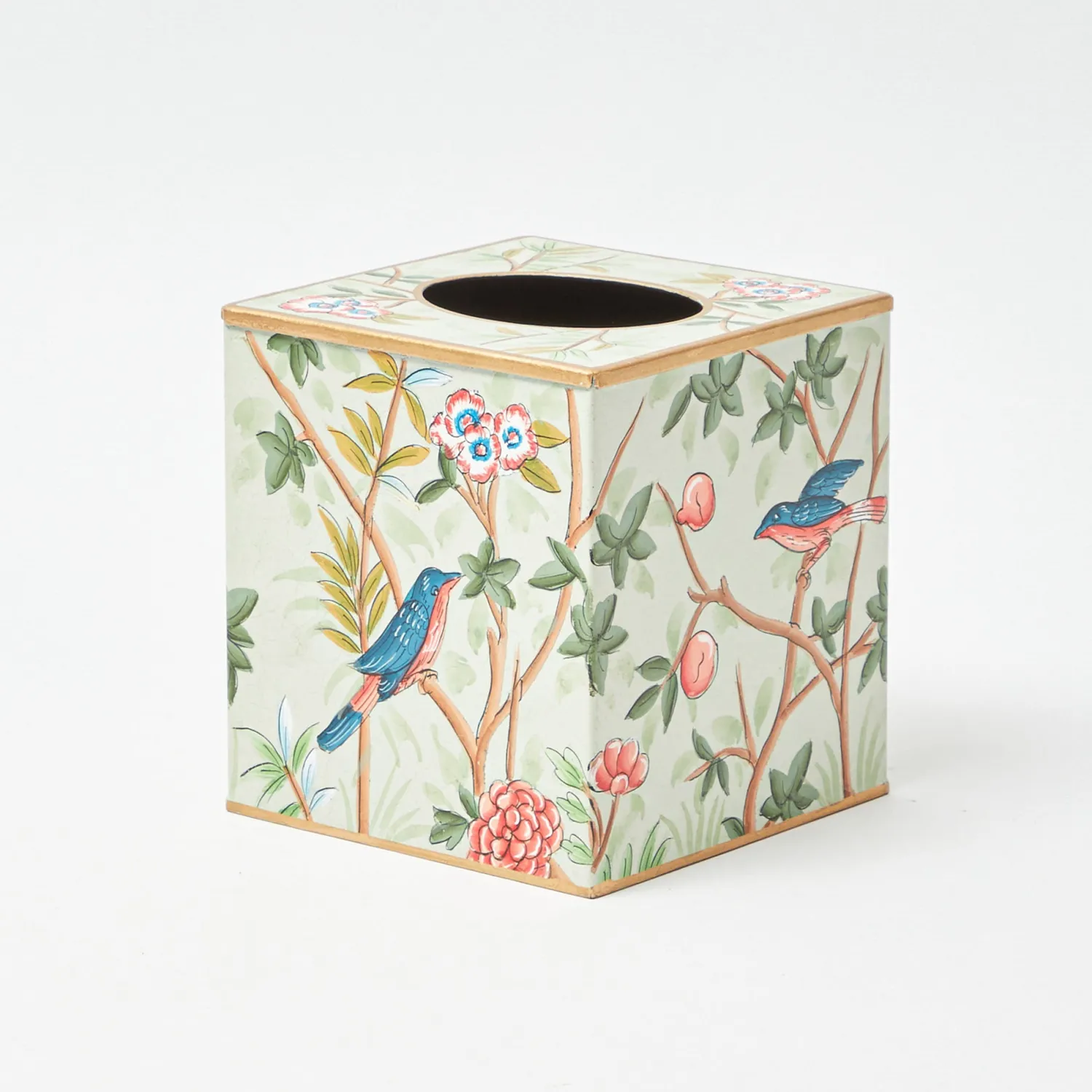Mrs. Alice Chinoiserie Tole Tissue Box< For Her | For The Homemaker
