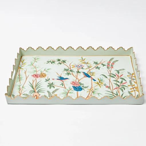 Mrs. Alice Chinoiserie Tole Tray< Trays | For Her