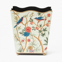 Mrs. Alice Chinoiserie Tole Waste Paper Bin< For Her | For The Homemaker