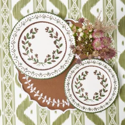 Mrs. Alice Chocolate Bow Laurel Placemats (Set of 4)< Placemats