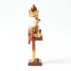 Mrs. Alice Chocolate Brown & Gold Nutcracker (Pair)< Christmas Decorations