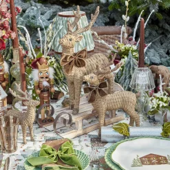 Mrs. Alice Chocolate Brown & Gold Nutcracker (Pair)< Christmas Decorations